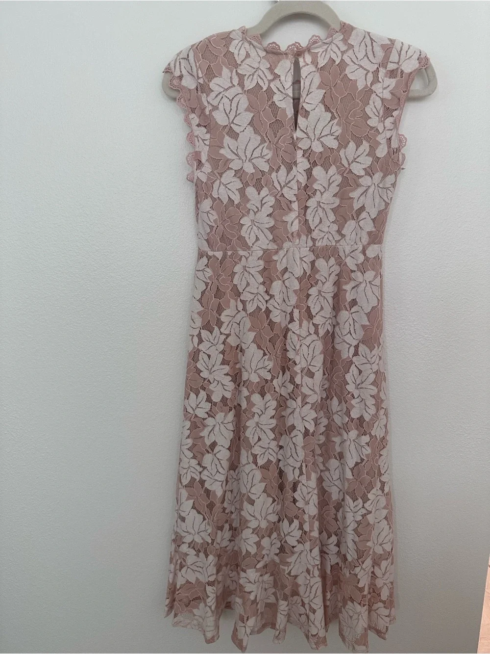 Poppies and Roses Girls Elegant Pink Lace high low Dress
